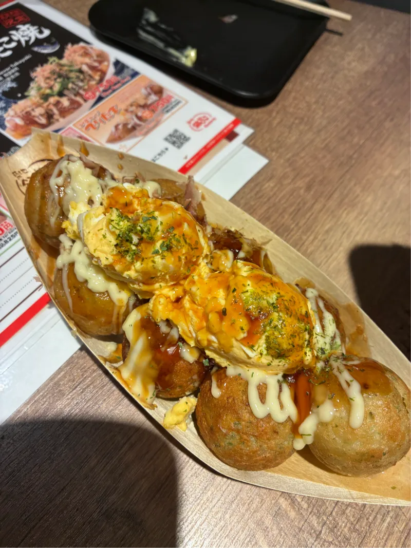 たこ焼きを食べた