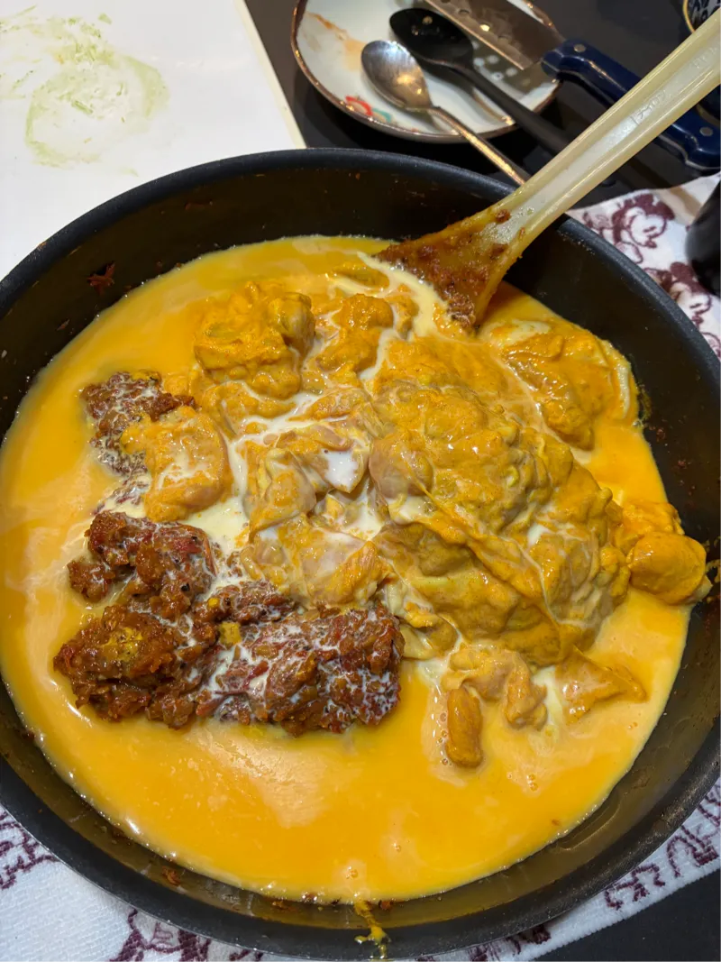 カレーを作った