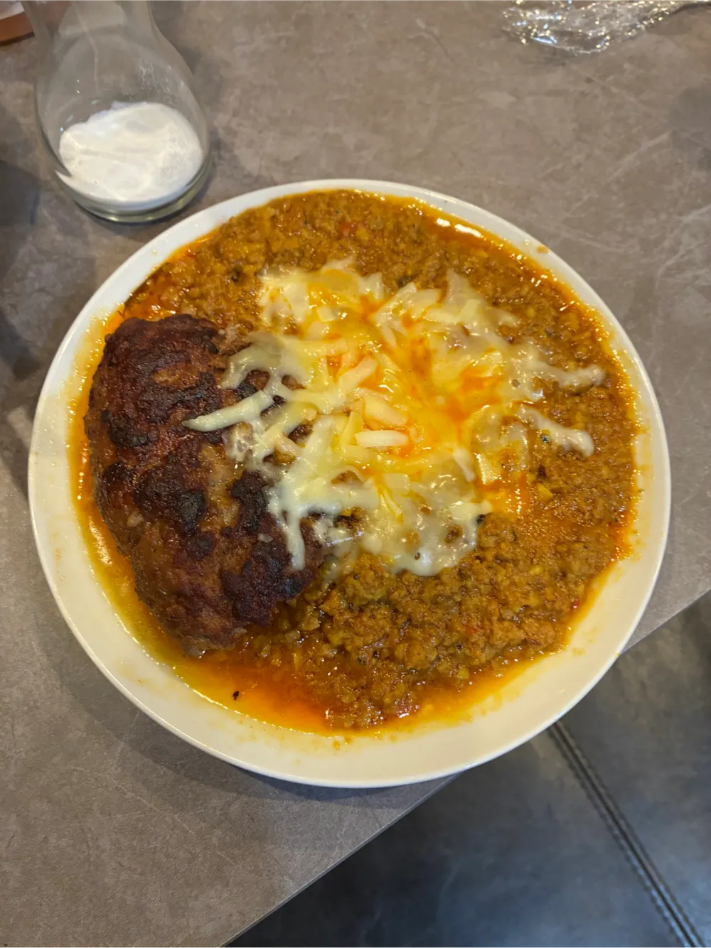 夜ご飯のカレーハンバーグ