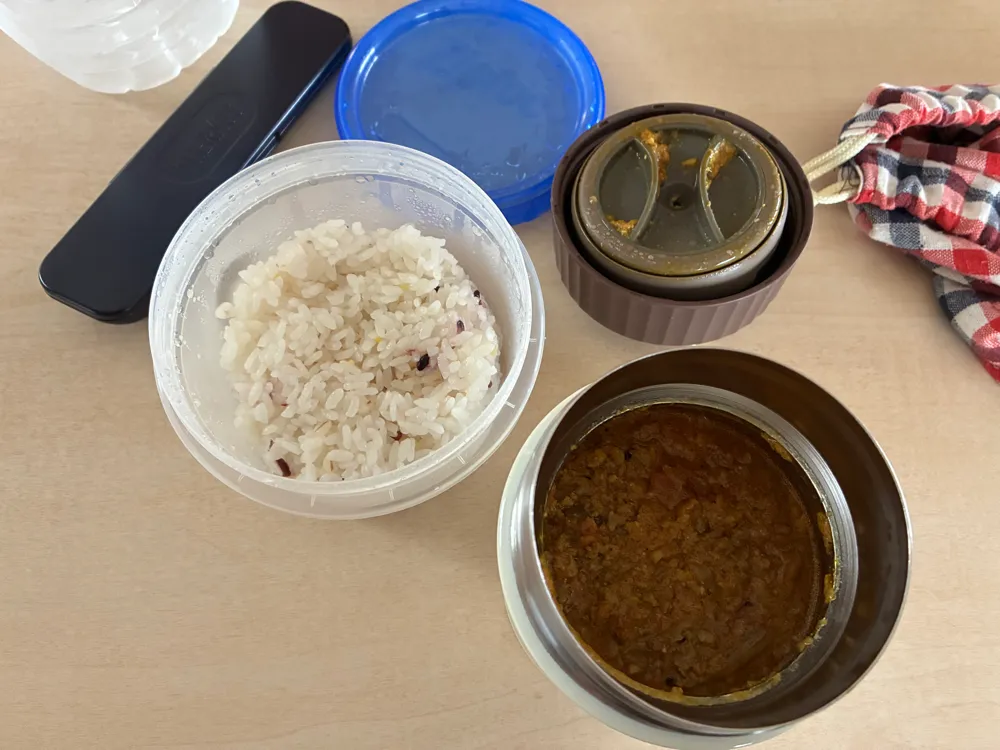 昼ごはんのキーマカレー