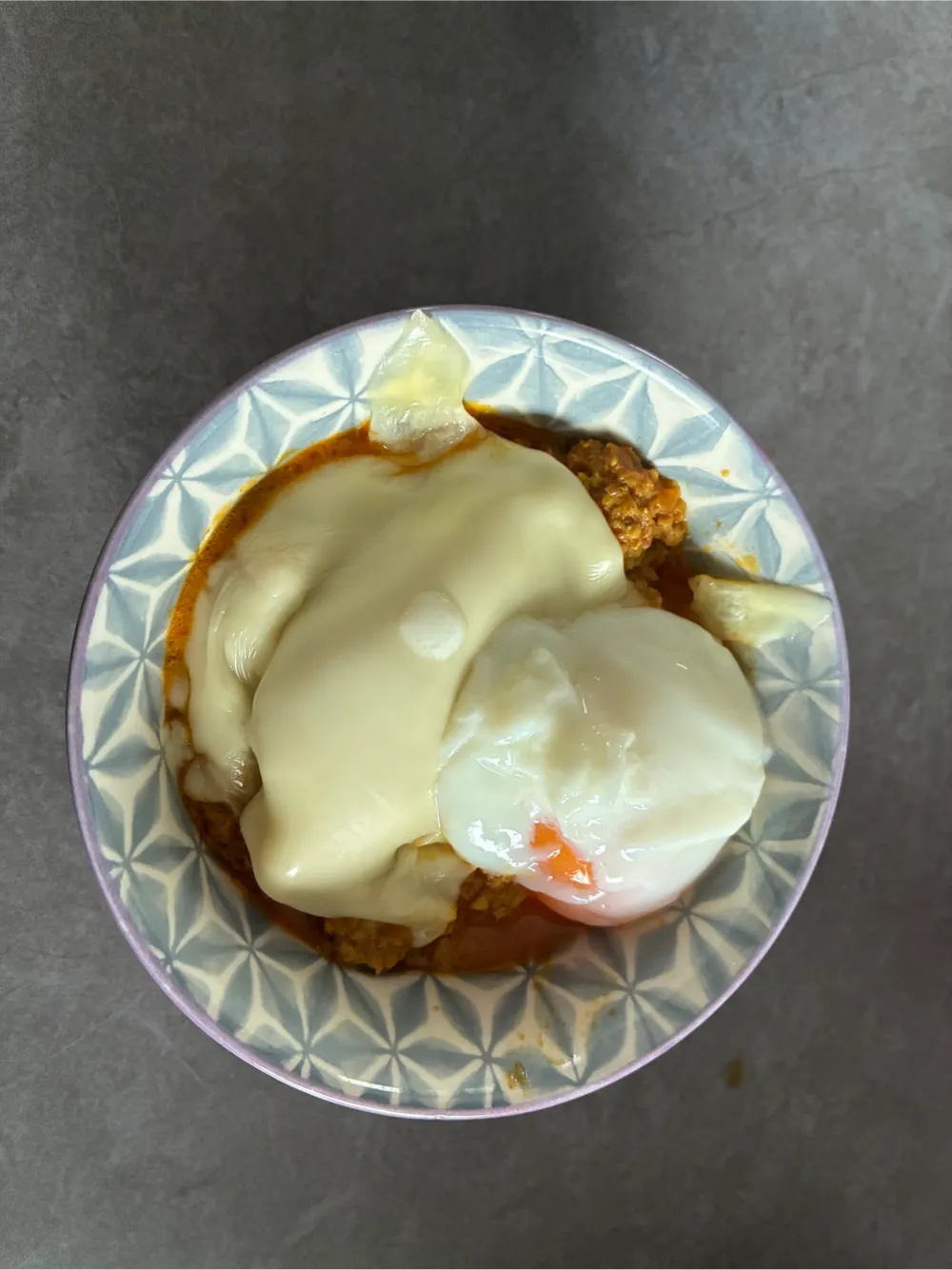 チーズ温玉カレー