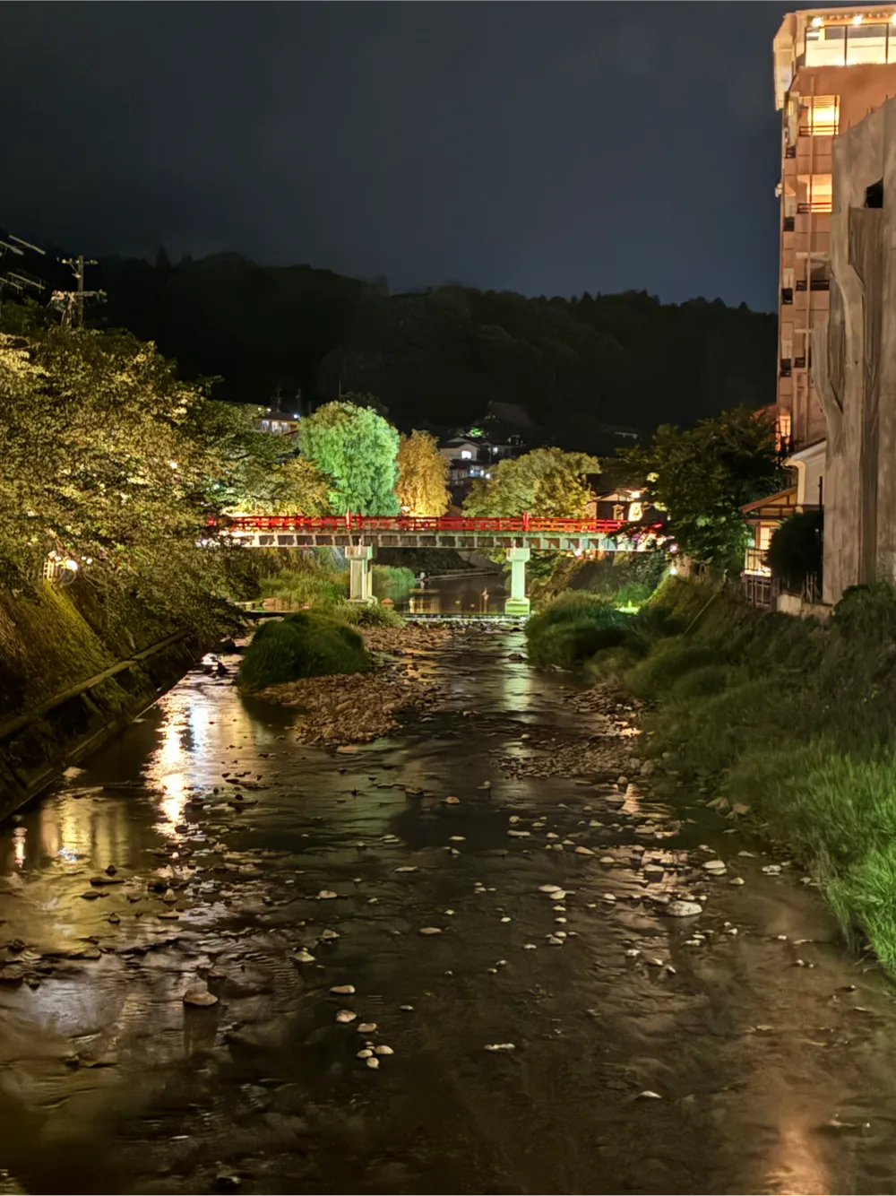 綺麗な川と橋